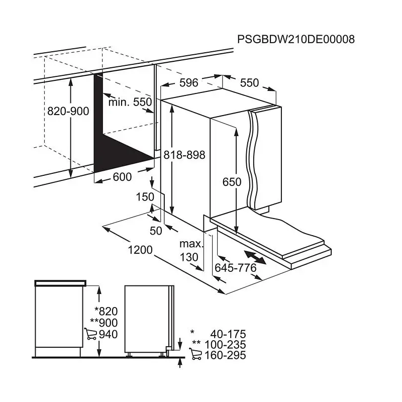 ΠΛΥΝΤΗΡΙΟ ΠΙΑΤΩΝ ΕΝΤΟΙΧΙΖΟΜΕΝΟ AEG FSK64907Z SatelliteClean 6000 - Image 12