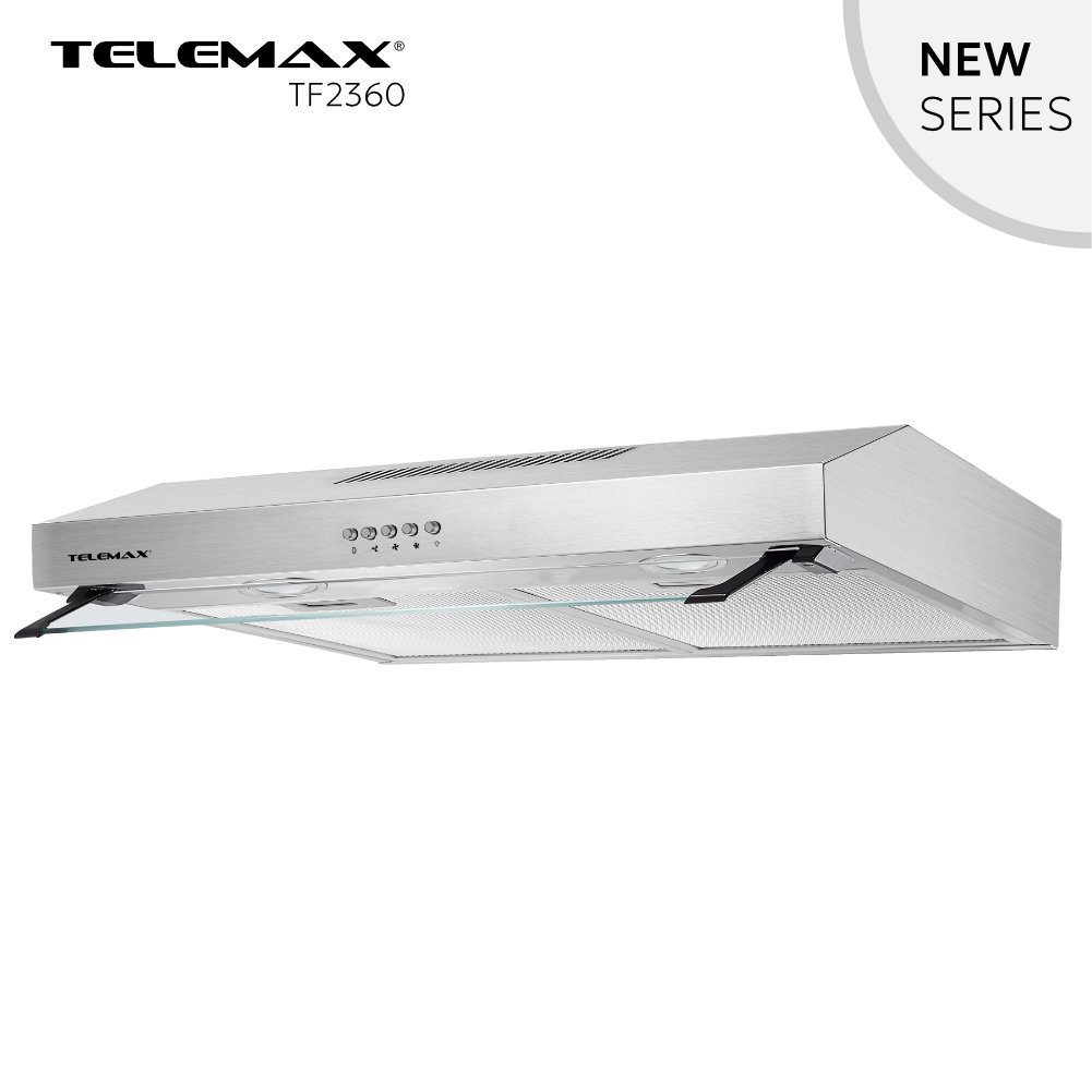 Απορροφητήρας Κουζίνας Ελεύθερος 60cm Telemax TF2360 Inox