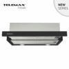 Απορροφητήρας Κουζίνας Συρόμενος 60cm Telemax TH0460 Μαύρο