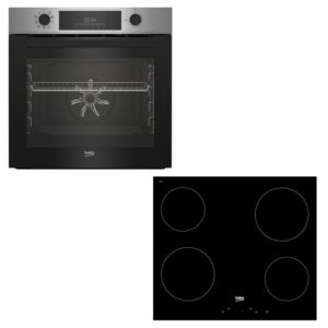 ΣΕΤ ΦΟΥΡΝΟΣ-ΕΣΤΙΑ ΕΝΤΟΙΧΙΖΟΜΕΝΟΣ BEKO BBIM11300XMP - HIC64400E