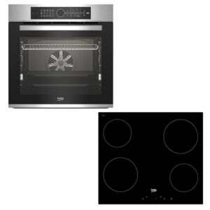 ΣΕΤ ΦΟΥΡΝΟΣ-ΕΣΤΙΑ ΕΝΤΟΙΧΙΖΟΜΕΝΟΣ BEKO BBIM12400XCS - HIC64401