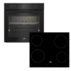 ΣΕΤ ΦΟΥΡΝΟΣ-ΕΣΤΙΑ ΕΝΤΟΙΧΙΖΟΜΕΝΟΣ BEKO BBIR17300BCS - HIC64400E