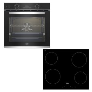 ΣΕΤ ΦΟΥΡΝΟΣ-ΕΣΤΙΑ ΕΝΤΟΙΧΙΖΟΜΕΝΟΣ BEKO BBIS13300XMSE - HIC64400E