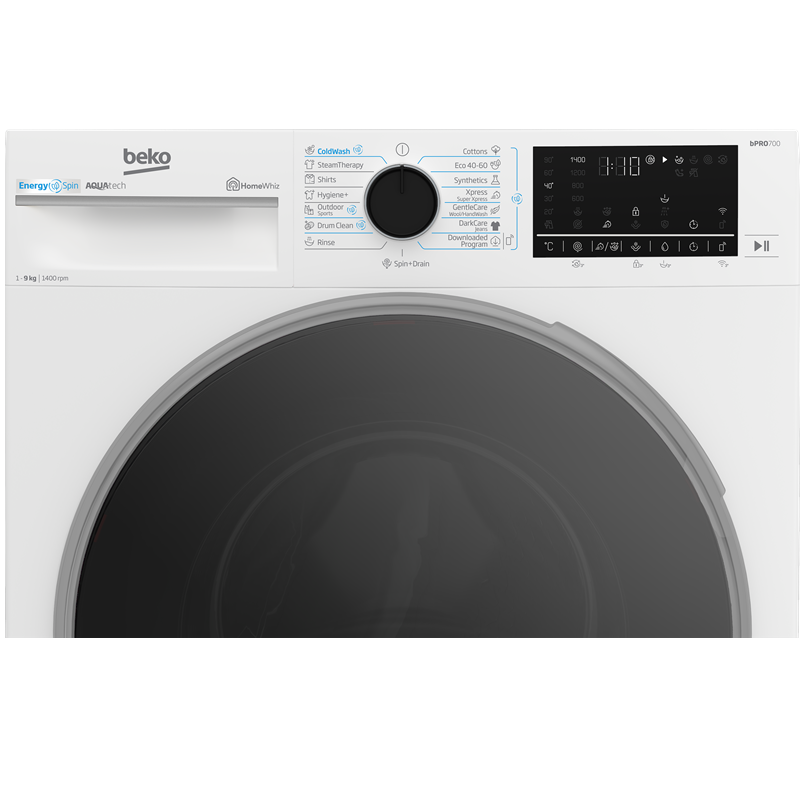 ΠΛΥΝΤΗΡΙΟ ΡΟΥΧΩΝ BEKO B7WFU69418WB ES, 9kg - Image 7