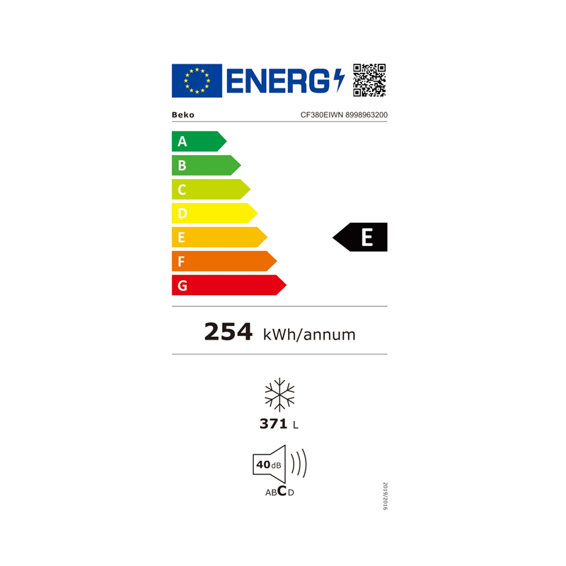 ΚΑΤΑΨΥΚΤΗΣ BEKO CF380EIWN - Image 4