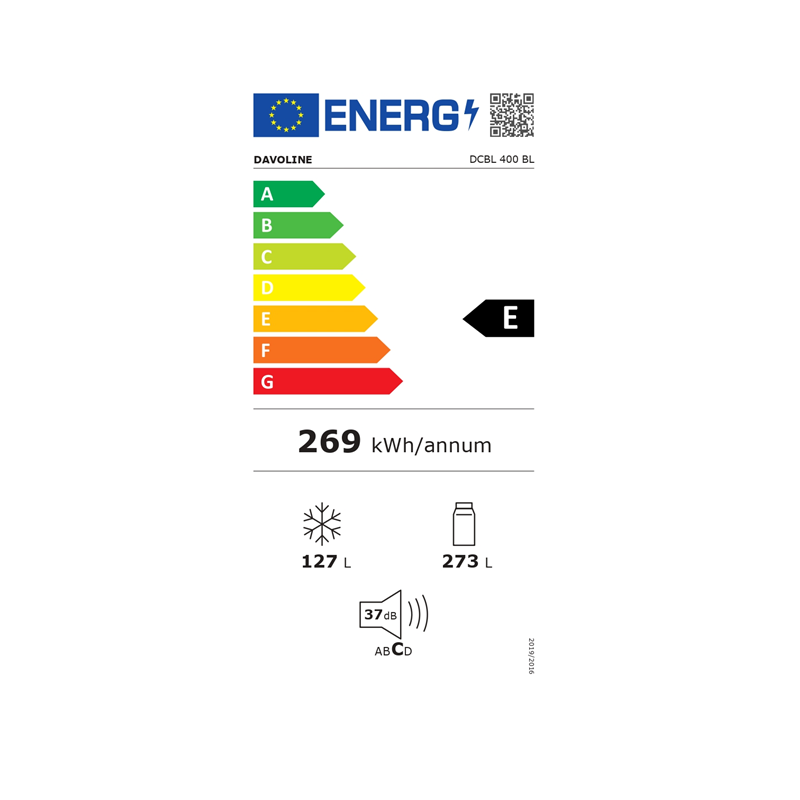 ΨΥΓΕΙΟΚΑΤΑΨΥΚΤΗΣ DAVOLINE DCBL 400 BL (60cm) - Image 4