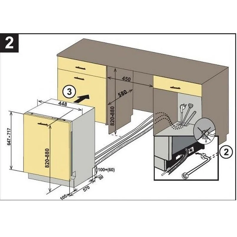 ΠΛΥΝΤΗΡΙΟ ΠΙΑΤΩΝ ΕΝΤΟΙΧΙΖΟΜΕΝΟ Finlux DFX4573ABI - Image 3