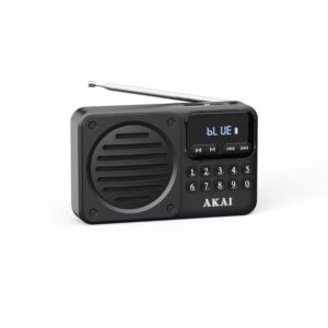 ΡΑΔΙΟΦΩΝΟ MINI Akai APR-300BK Bluetooth RETRO ΜΑΥΡΟ