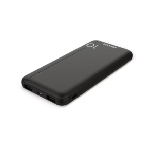 Alternative view of POWER BANK Philips DLP1810CB/GRS 10000 mAh, SLIM, BLACK